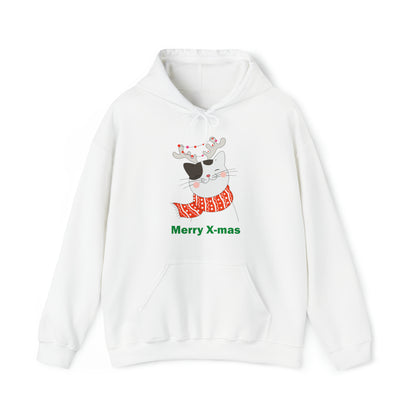 Merry X-mas cat Hoodie