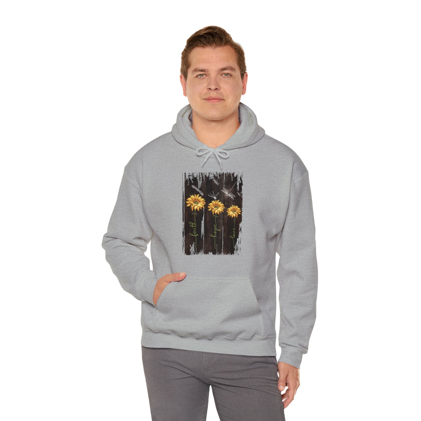 Sunflowers Faith hope love Hoodie