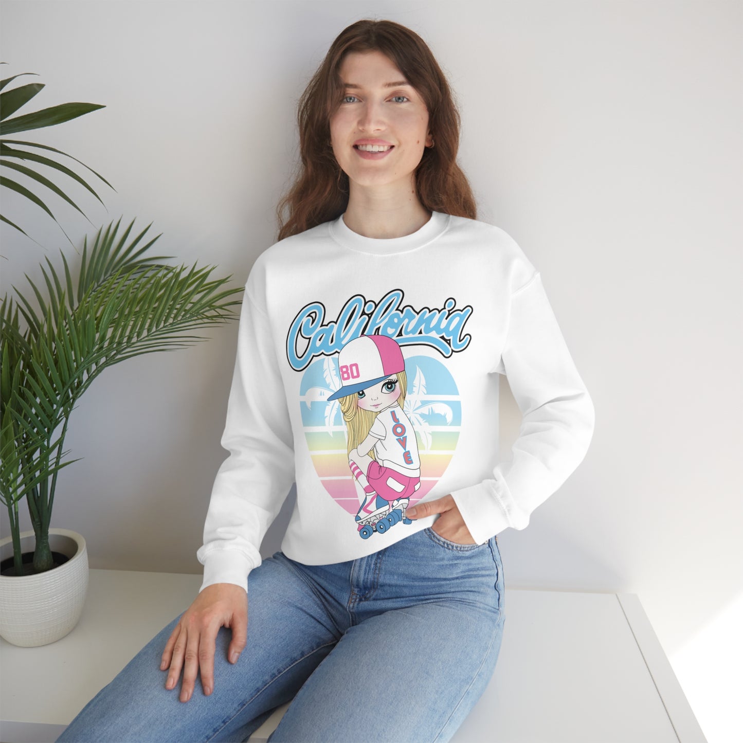 Love for California Crewneck Sweatshirt