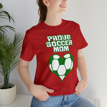 Proud -soccer-mom Heart T-Shirt