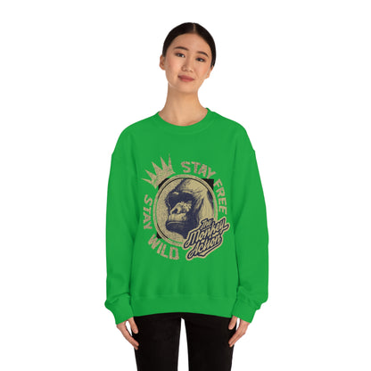 Stay free stay wild Crewneck Sweatshirt