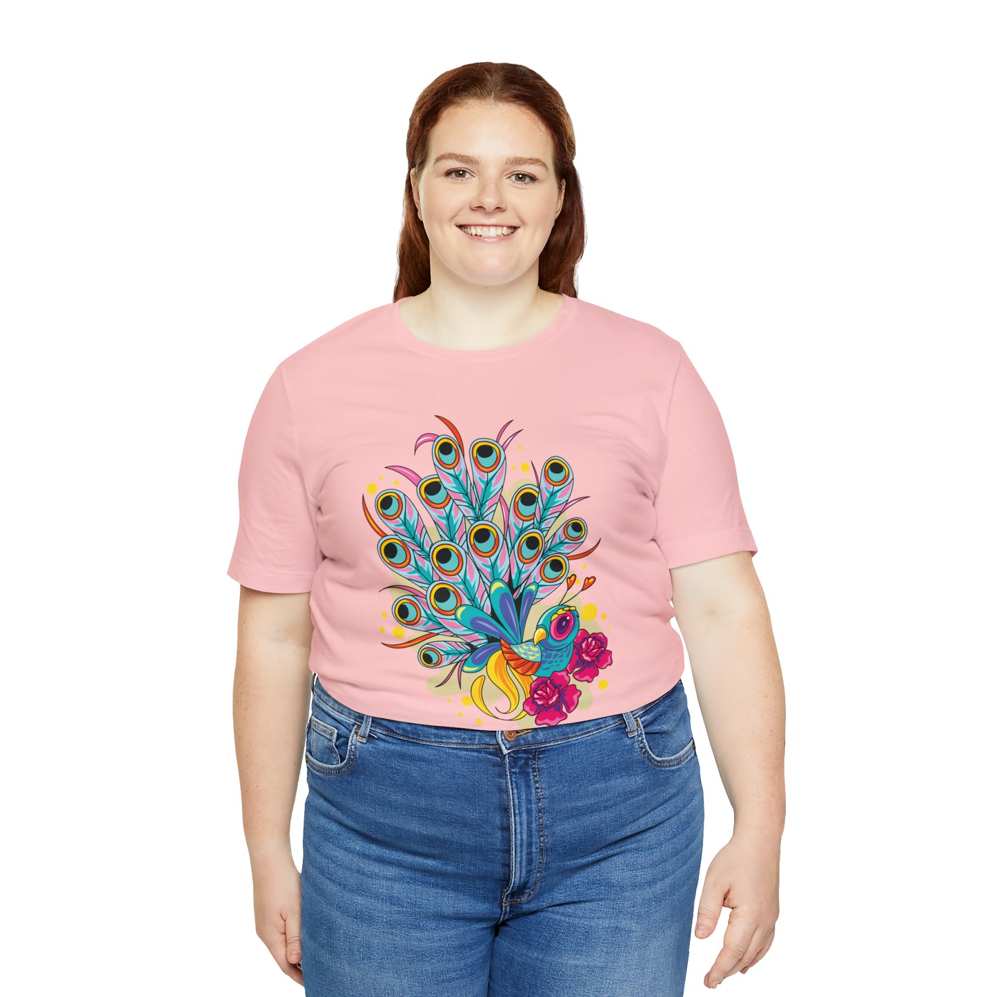 Colorful Peacock T-Shirt