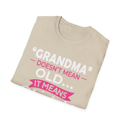 Grandma doesn't means old means blessed T-Shirt