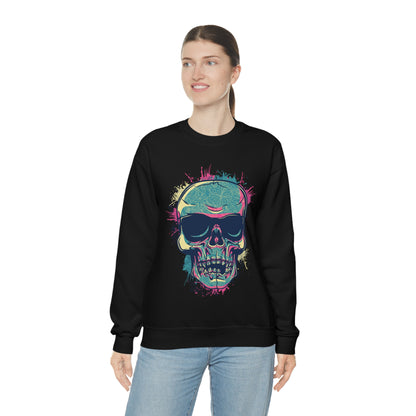 South Beach Skull Crewneck Sweatshirt