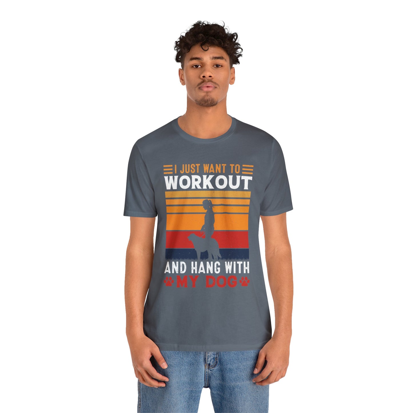 Workout with my dog Vintage T-Shirt