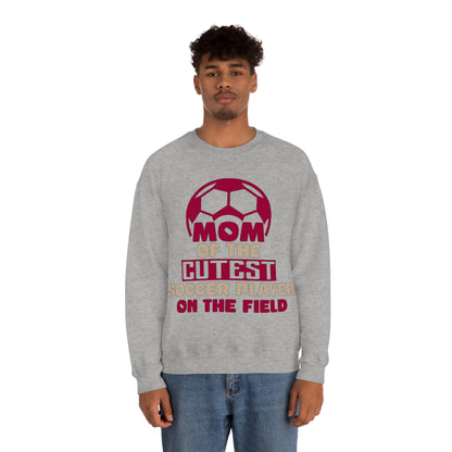 Mom of cutest soccer player Crewneck Sweatshirt