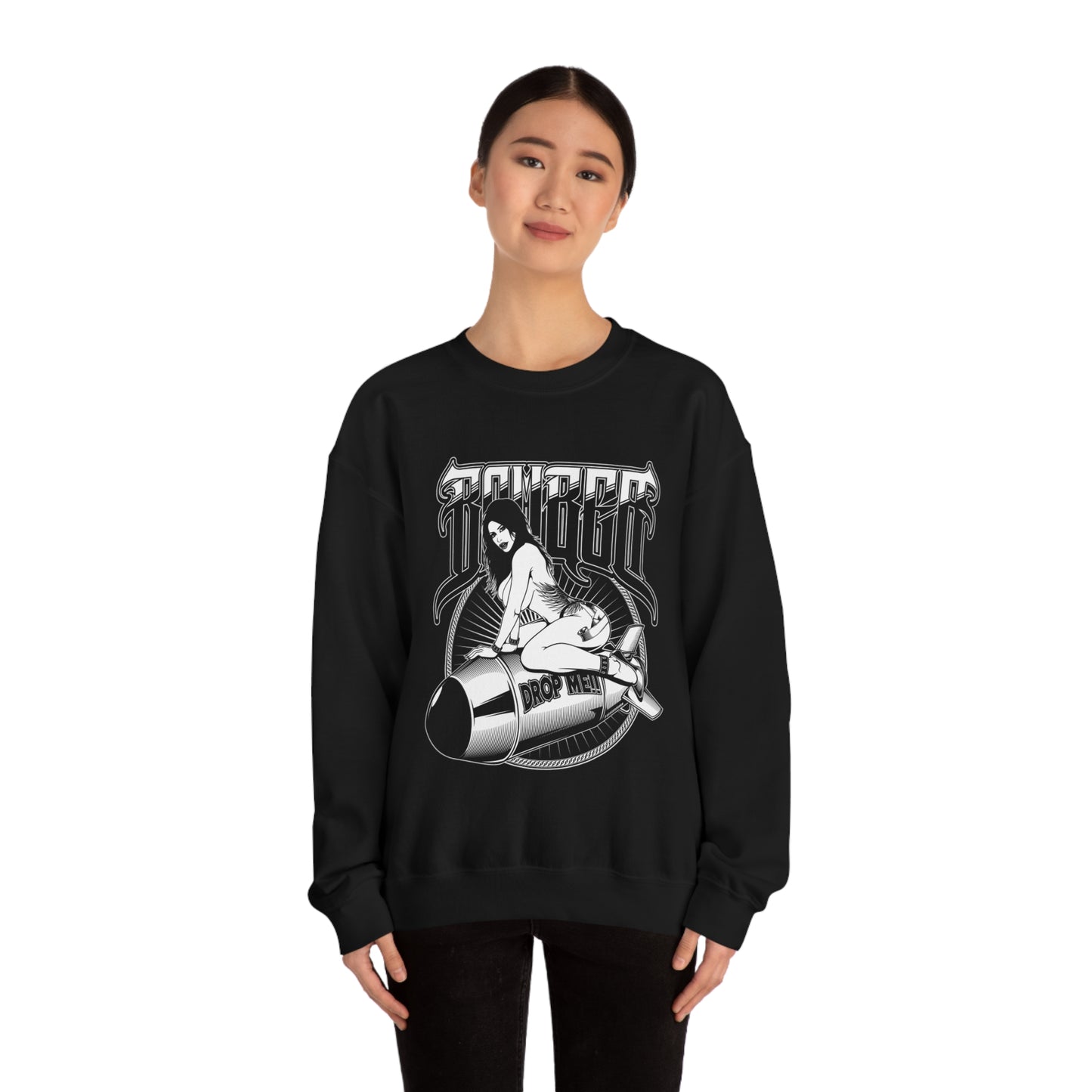 Bomb chick Tattoo Crewneck Sweatshirt