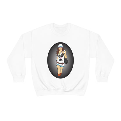 Love Me Lady Crewneck Sweatshirt