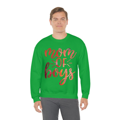 mom of boys Crewneck Sweatshirt