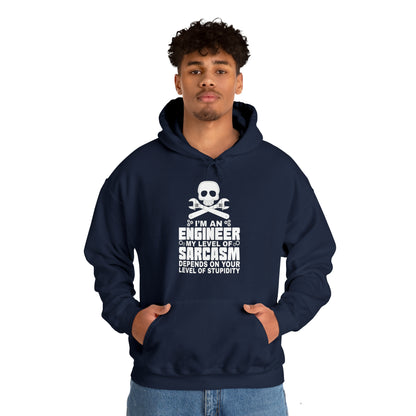 My level of sarcasm depends on you Hoodie