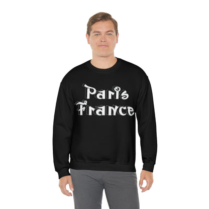 Paris France Graffiti Crewneck Sweatshirt