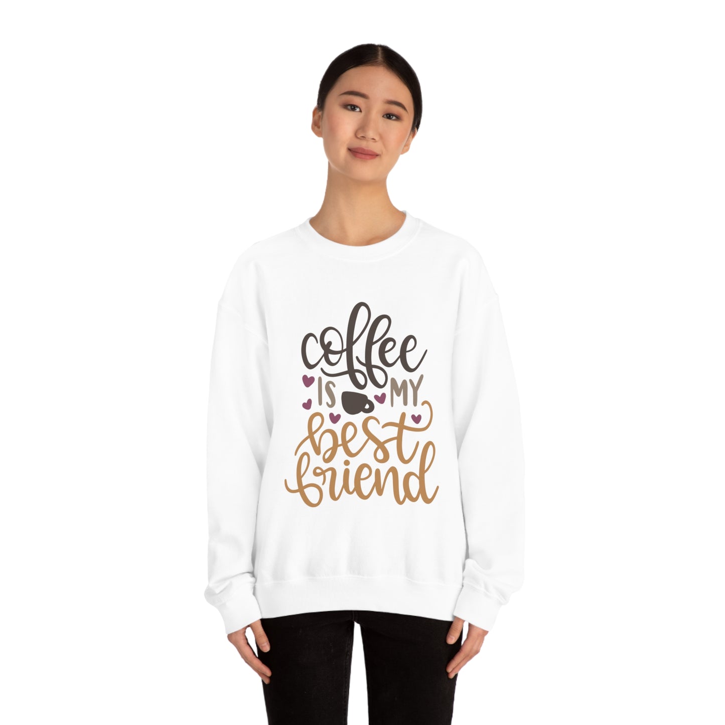 Coffee_is_my_best_friend Crewneck Sweatshirt