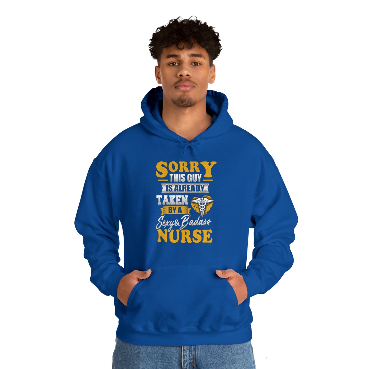 Sorry I'm taken by a bad ass nurse Hoodie