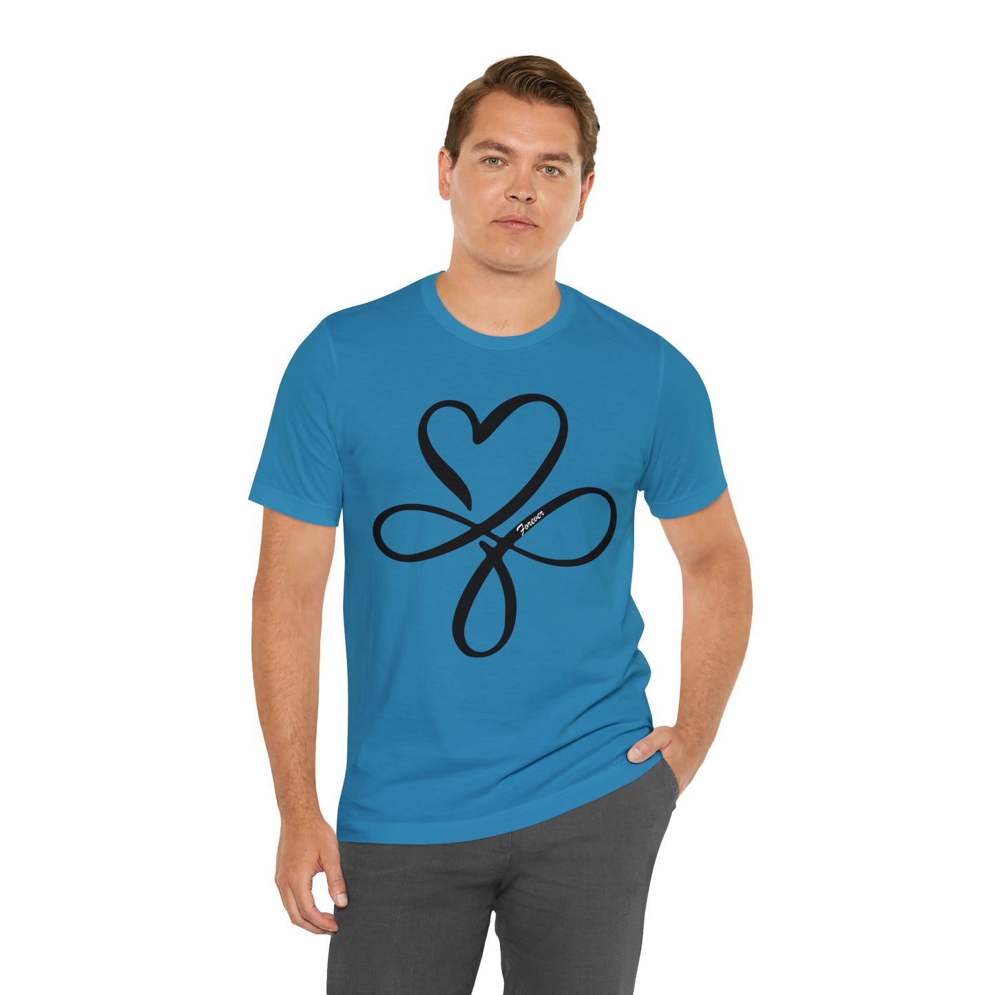 Heart symbol Love Infinity symbol Forever T-Shirt