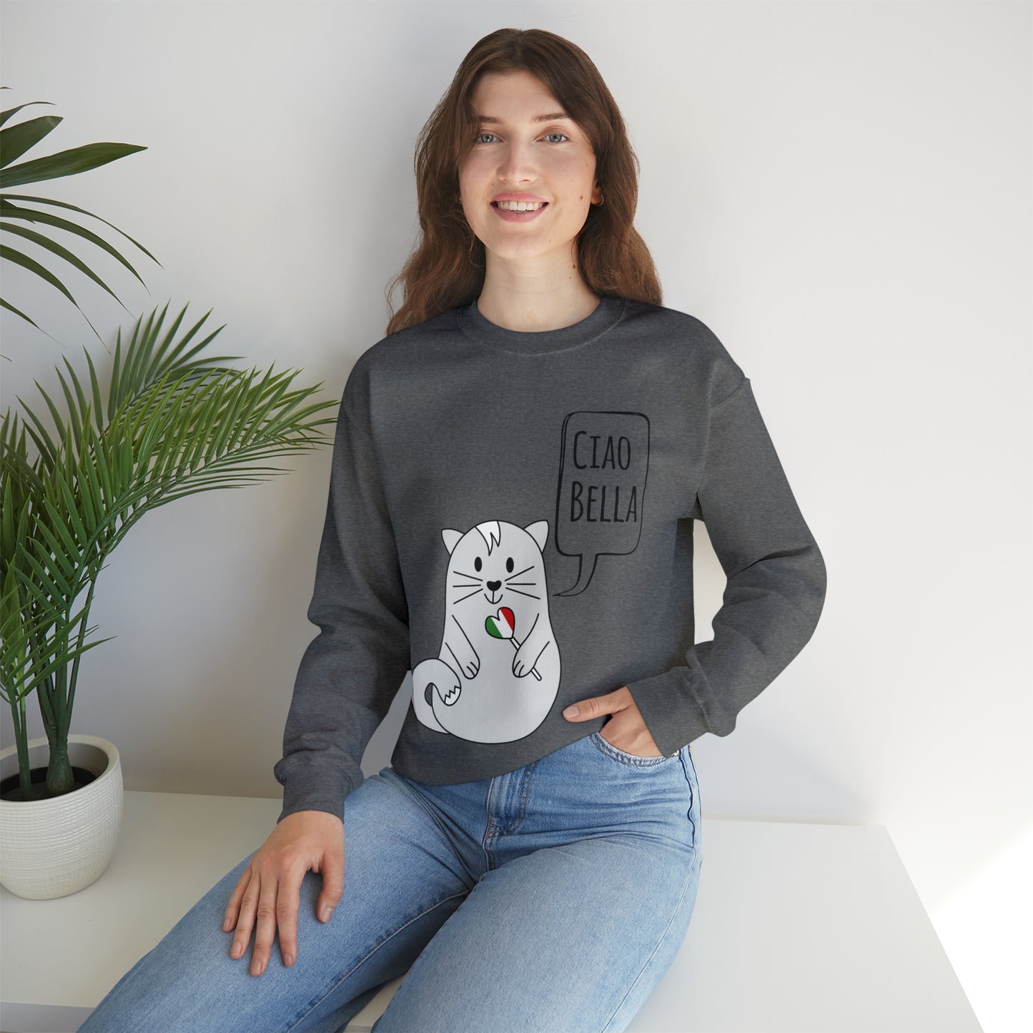 ciao bella Crewneck Sweatshirt