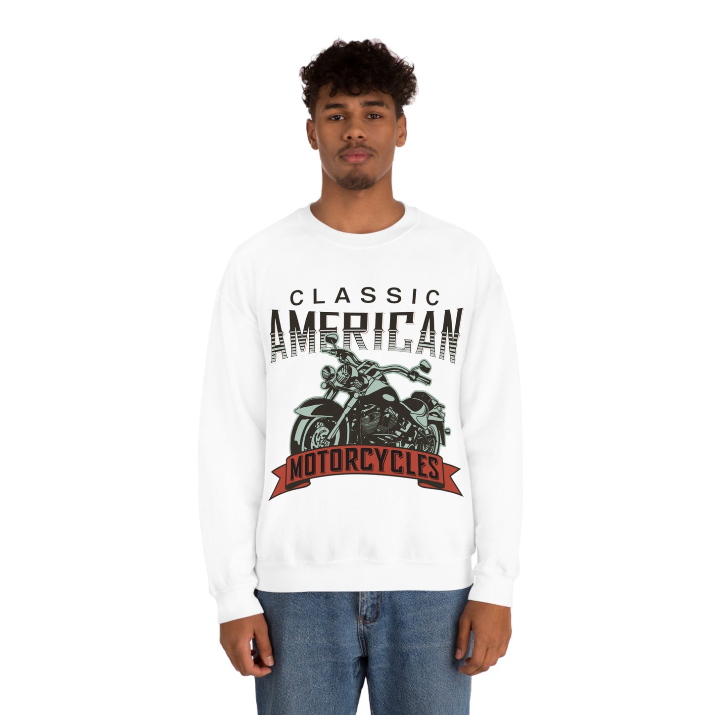 Classic American motorcycles Crewneck Sweatshirt