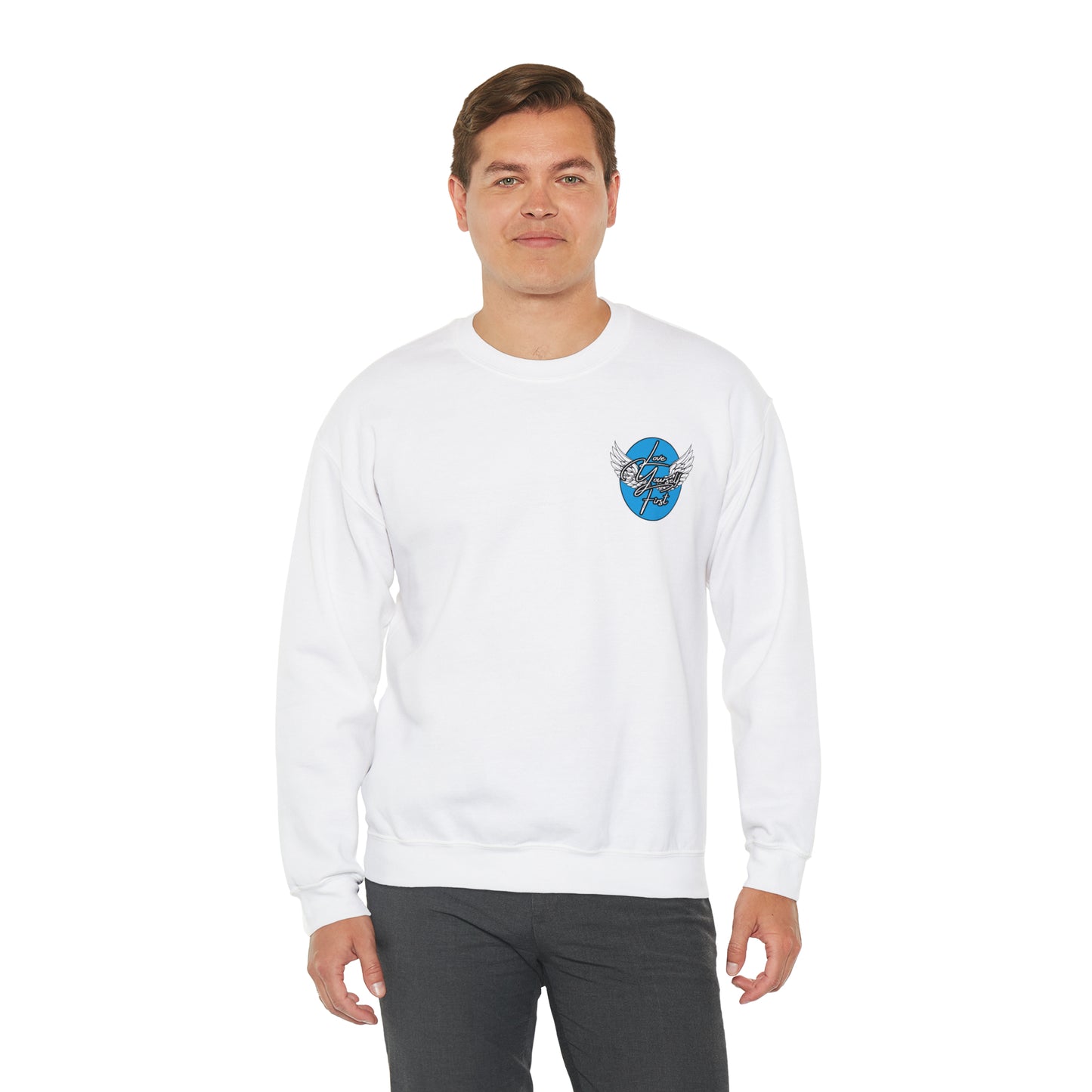 Love yourself first Crewneck Sweatshirt