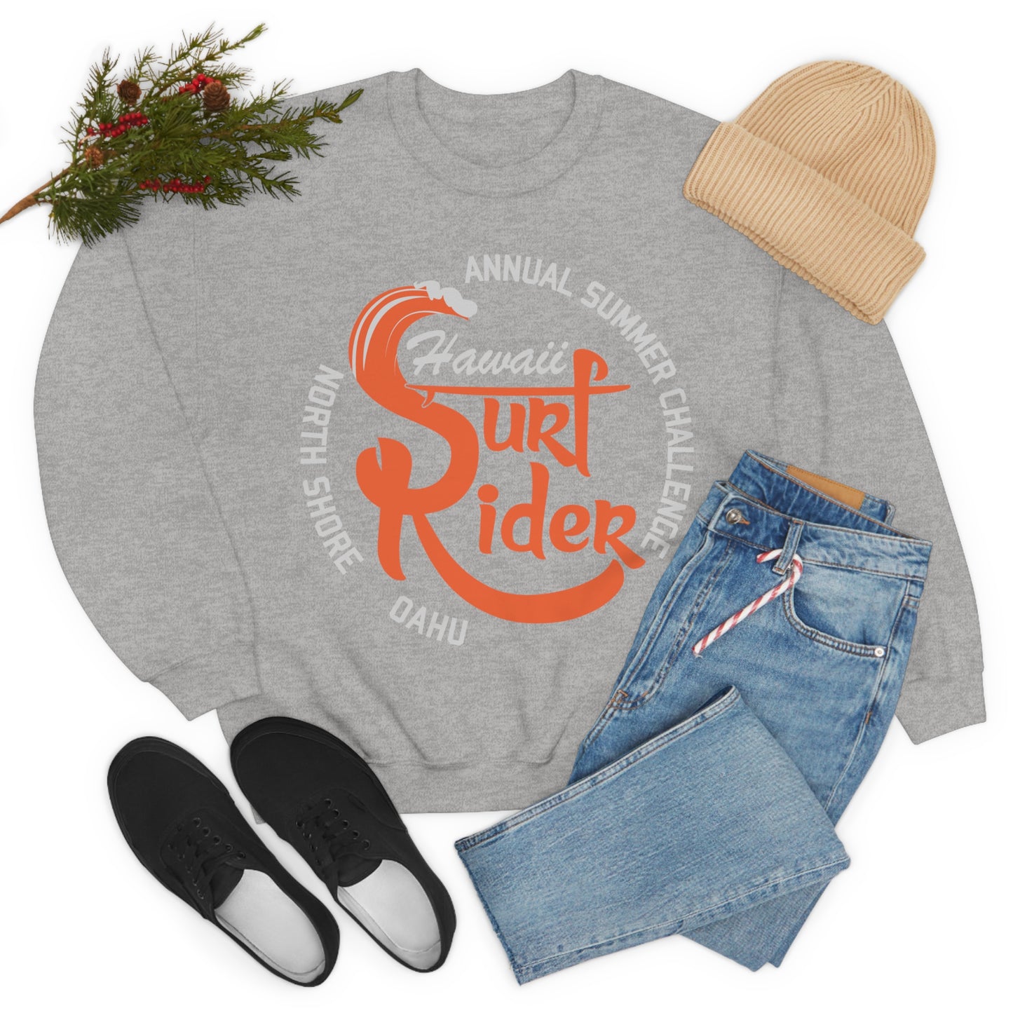 Surf Rider Hawaii Crewneck Sweatshirt