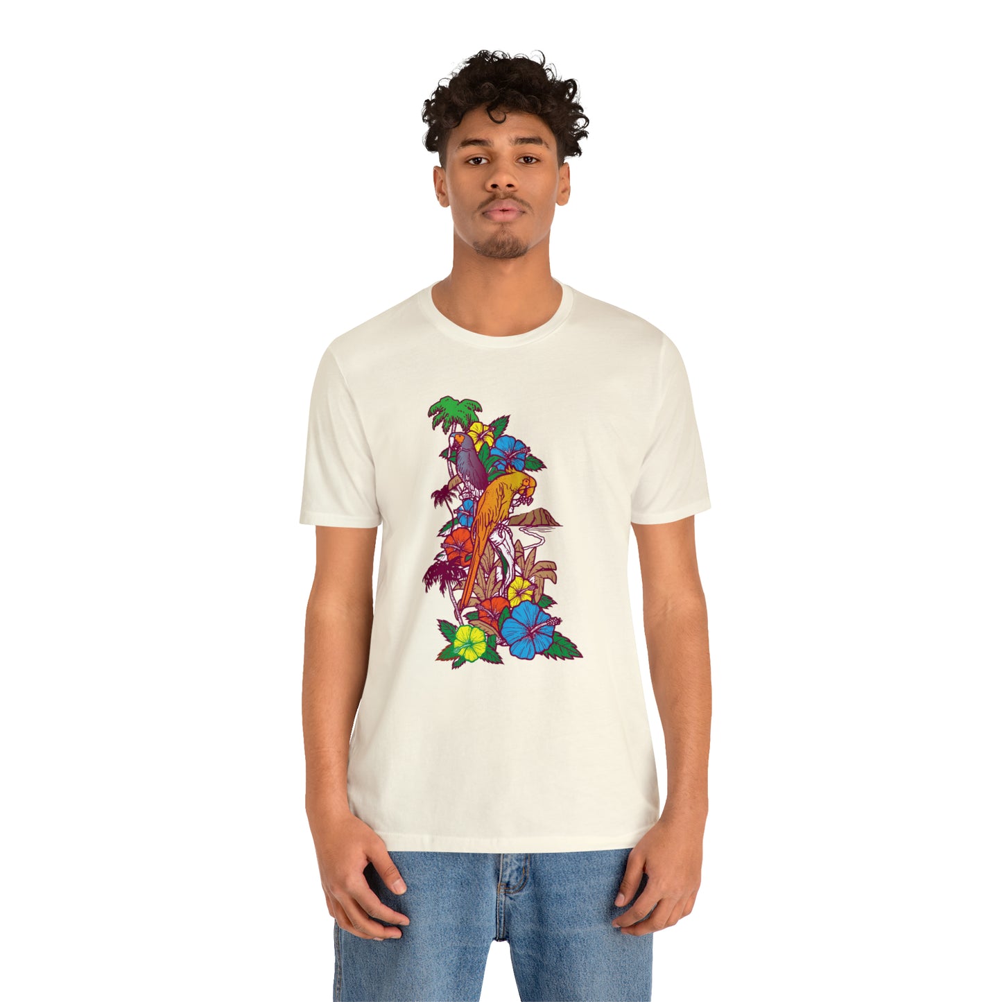 Parrot Jungle Floral T-Shirt