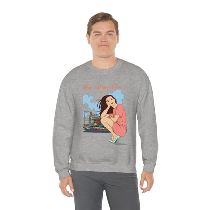 No worries Crewneck Sweatshirt