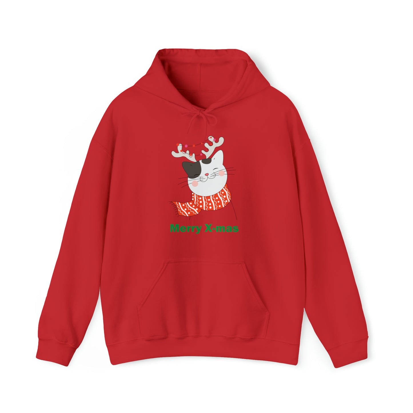 Merry X-mas cat Hoodie