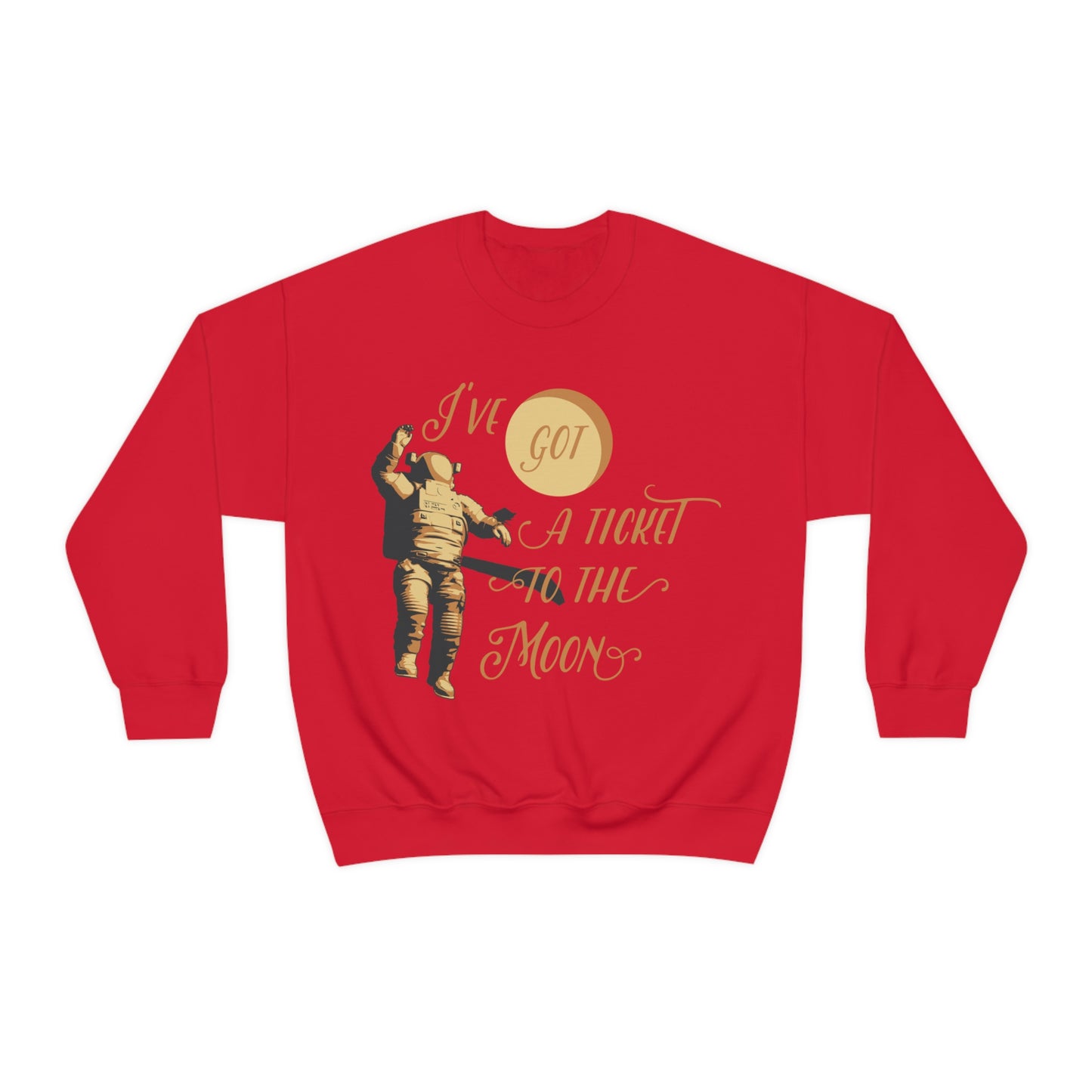 I've got a ticket to the moon Crewneck Sweatshirt