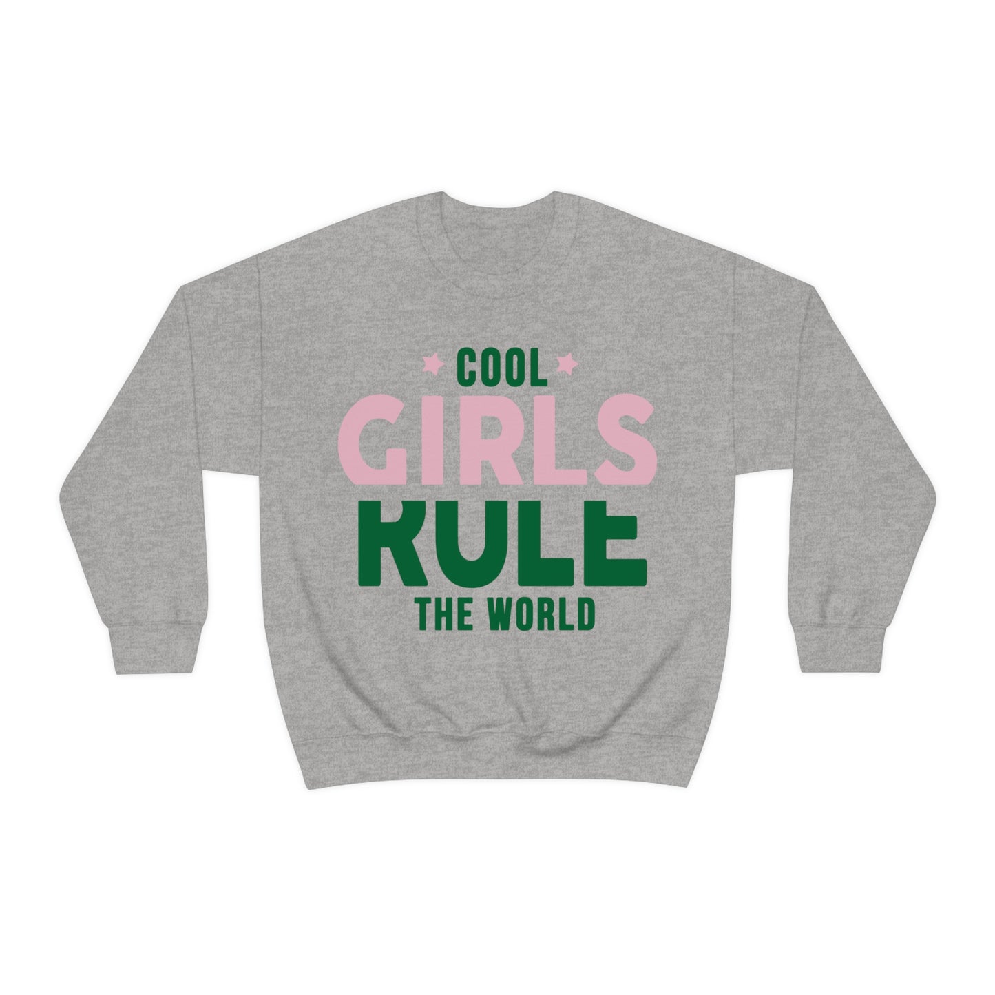 girls rule Crewneck Sweatshirt