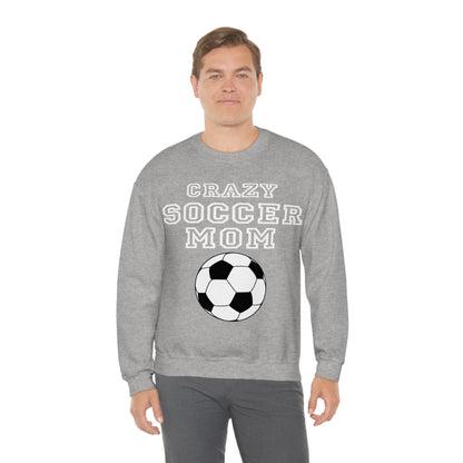 Crazy soccer mom Crewneck Sweatshirt