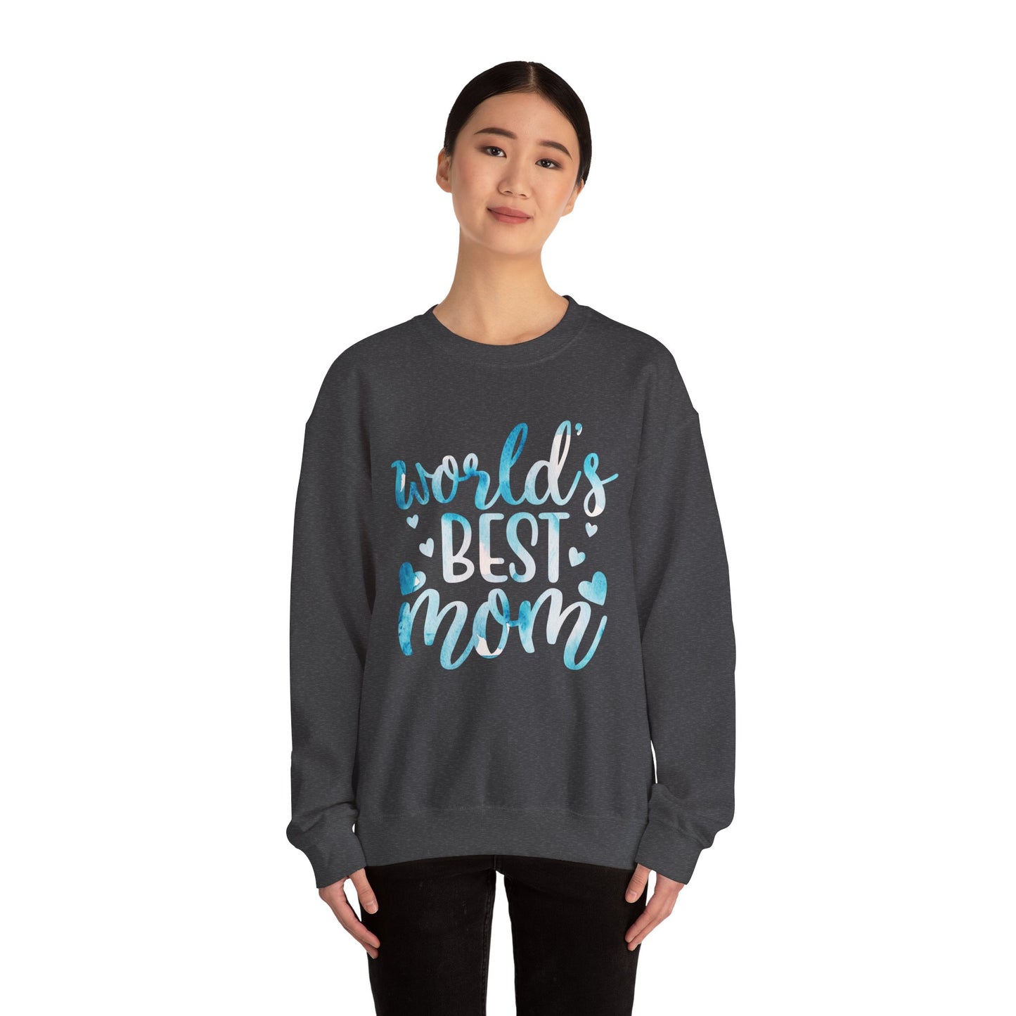 Worlds best Mom Crewneck Sweatshirt