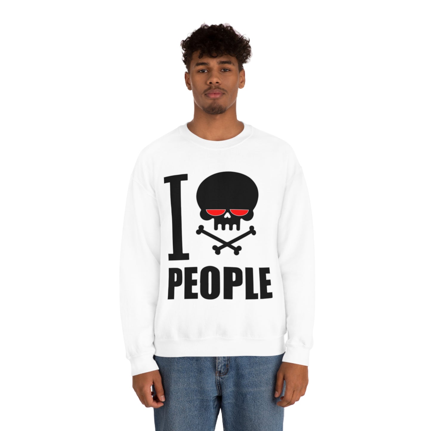 I hate people Crewneck Sweatshirt