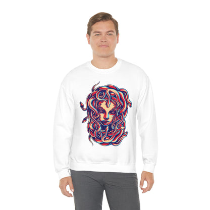 3D Medusa Crewneck Sweatshirt