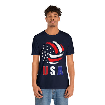 USA Volleyball Flag T-Shirt