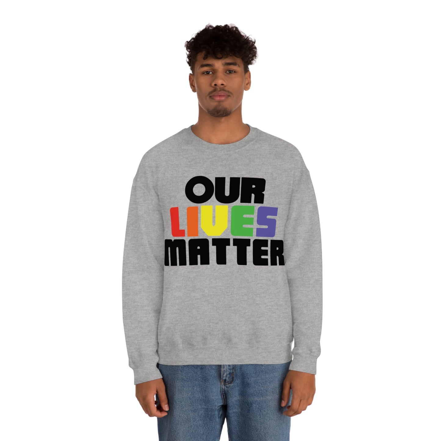 Our lives matter 1 Crewneck Sweatshirt