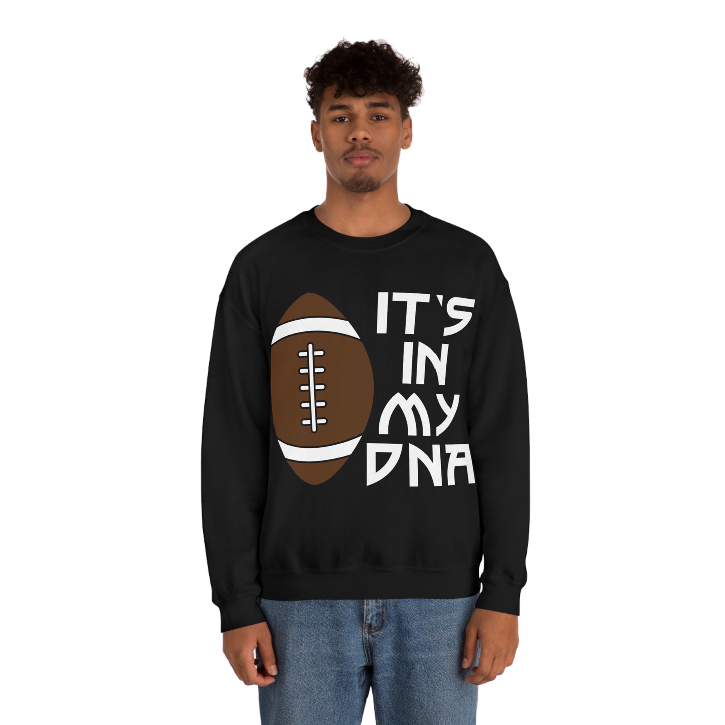 Football is in my DNA Crewneck Sweatshirt