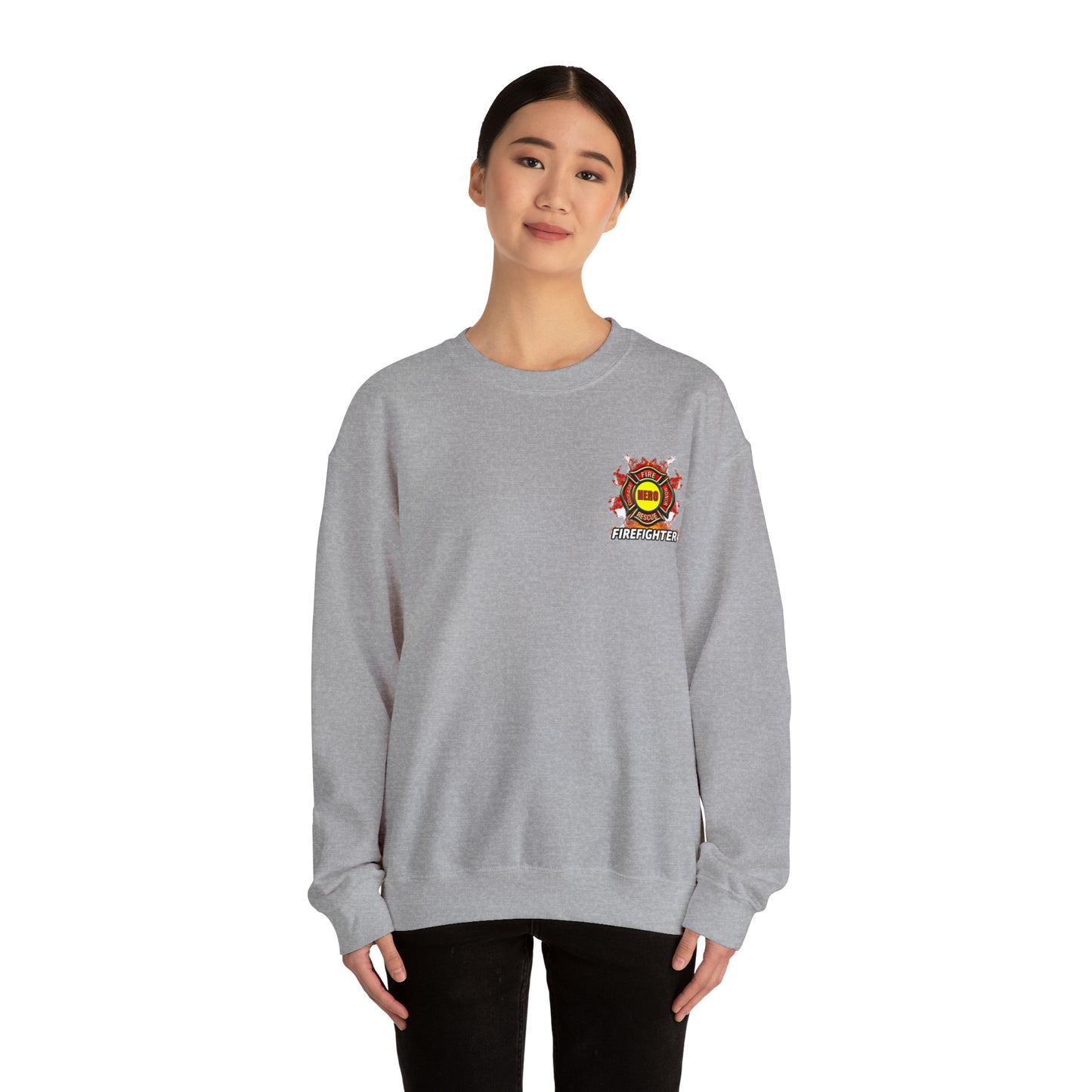 Fire fighter Hero Crewneck Sweatshirt