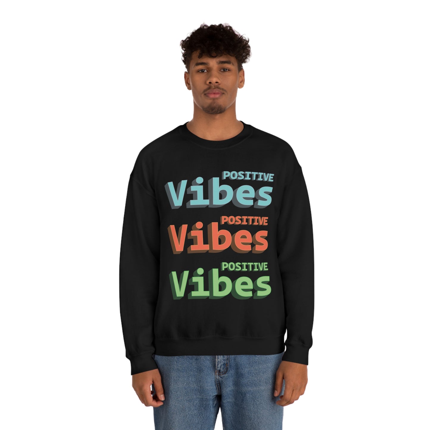 Positive Vibes Crewneck Sweatshirt