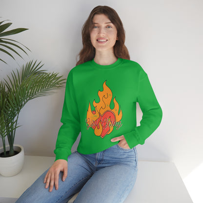 Girl Gang on Fire Crewneck Sweatshirt