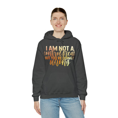 I Am Not A Control Freak But You're Doing It Wrong Hoodie