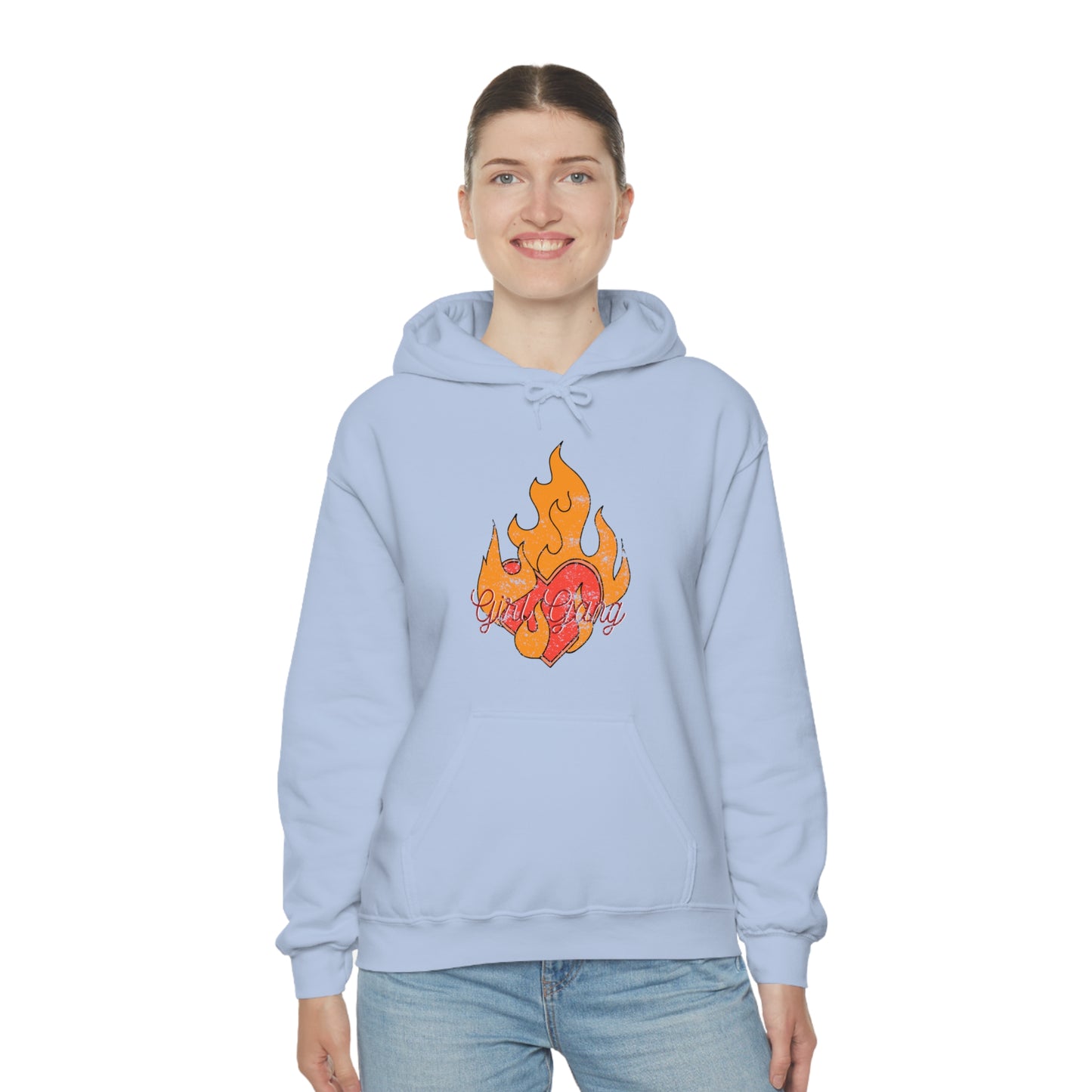 Girl Gang on Fire Hoodie