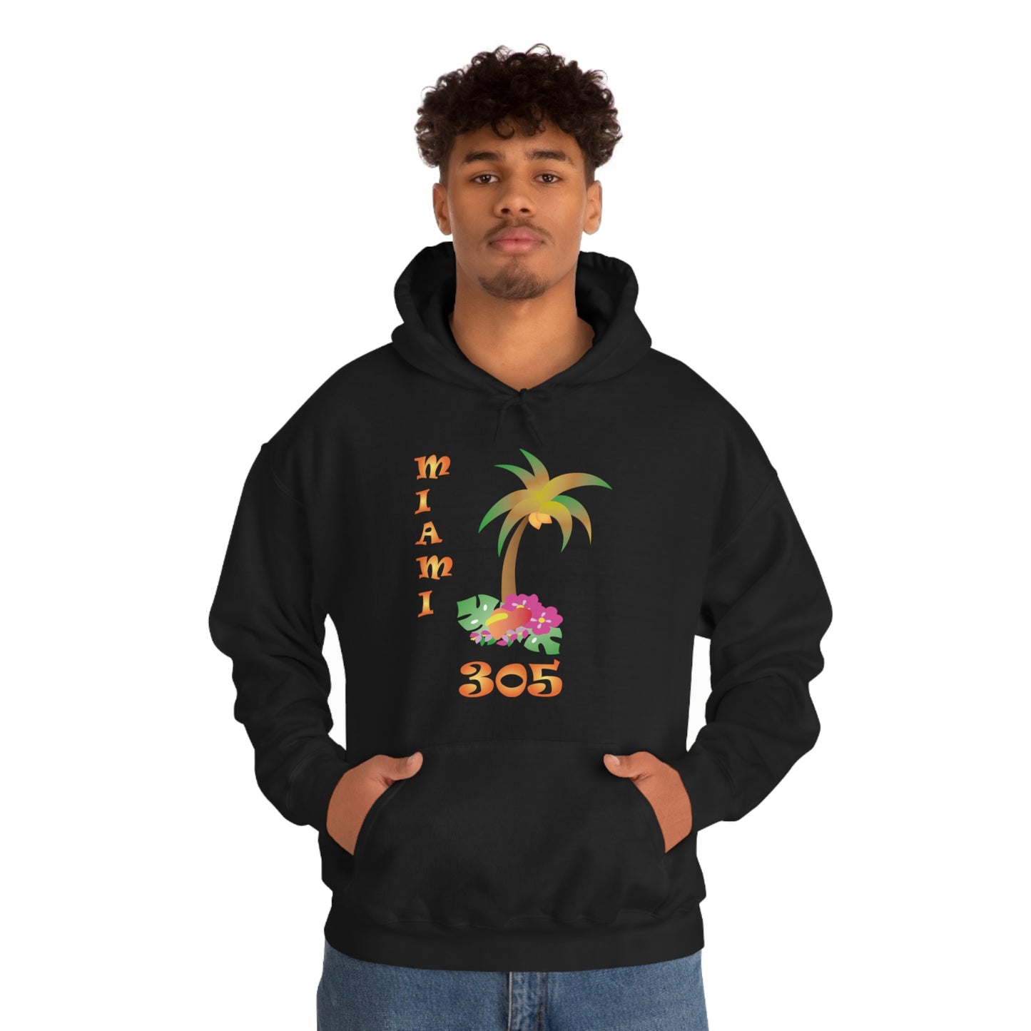 Miami Palm Tree Hoodie