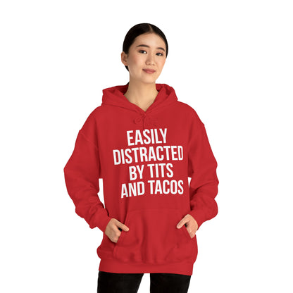 Easily distracted by tacos Hoodie