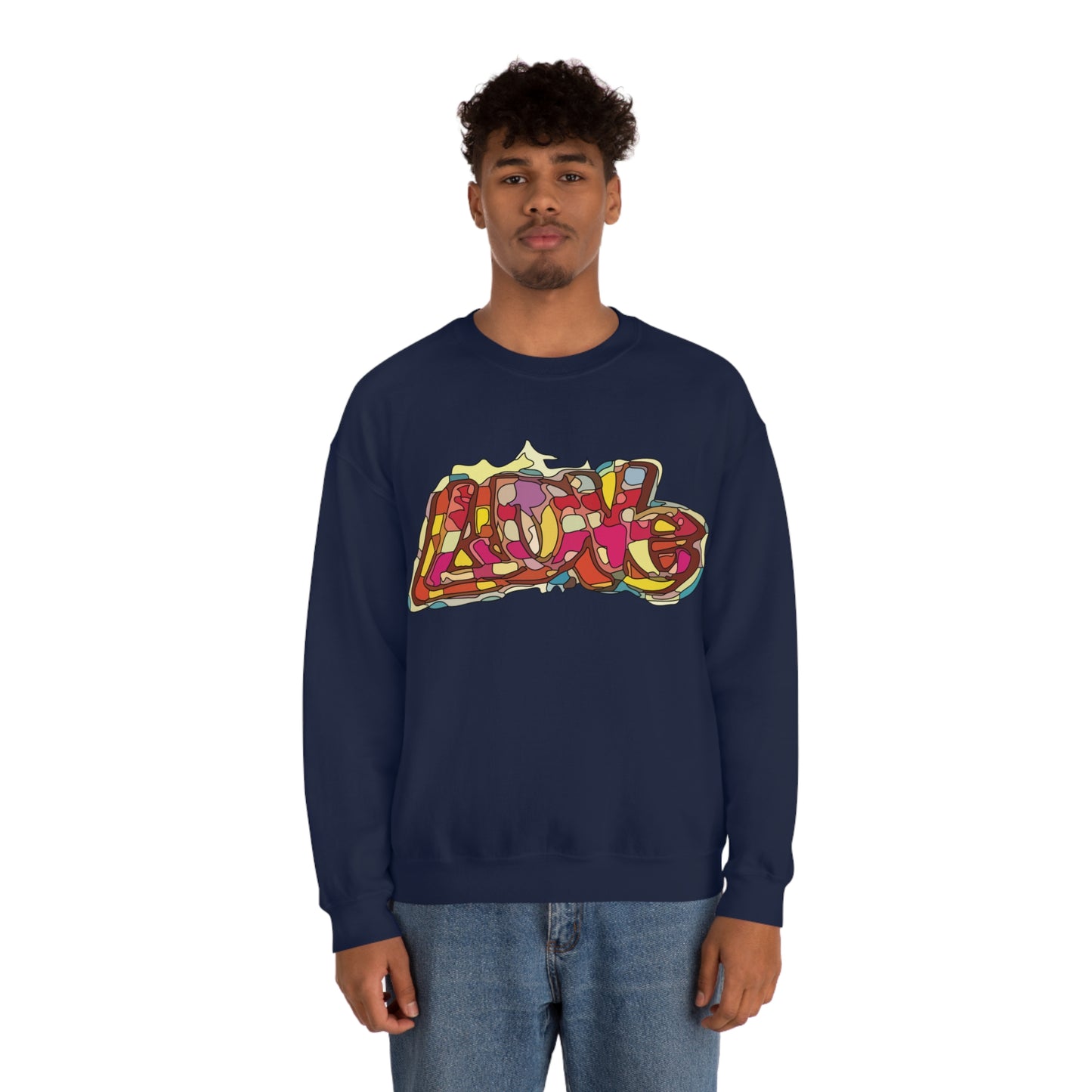 Love in graffiti Crewneck Sweatshirt