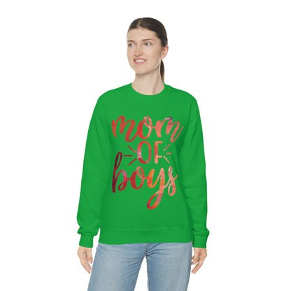 mom of boys Crewneck Sweatshirt