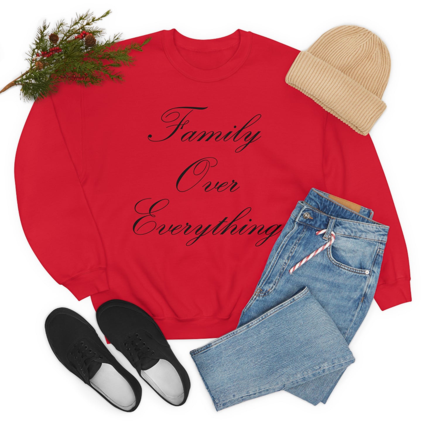 Family Over Everything Crewneck Sweatshirt