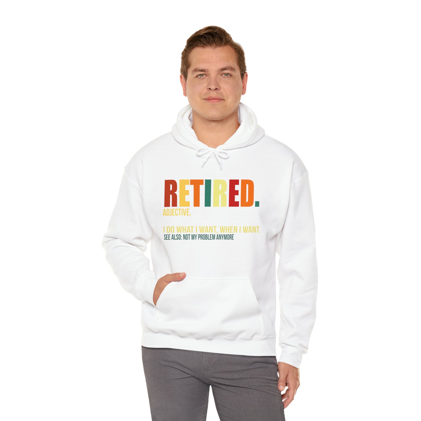 Retired Funny Hoodie