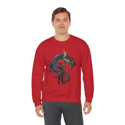 Colorful dragon guardian Crewneck Sweatshirt