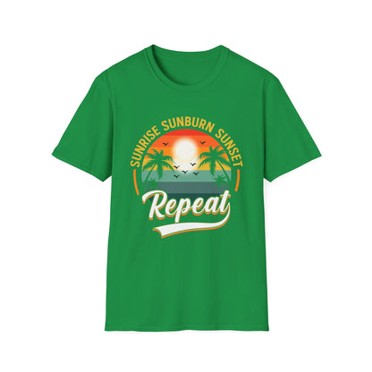 Sunrise sunburn sunset repeat vintage T-Shirt