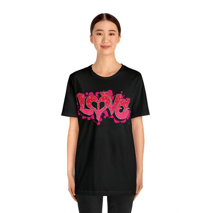 Peace and Love graffiti T-Shirt