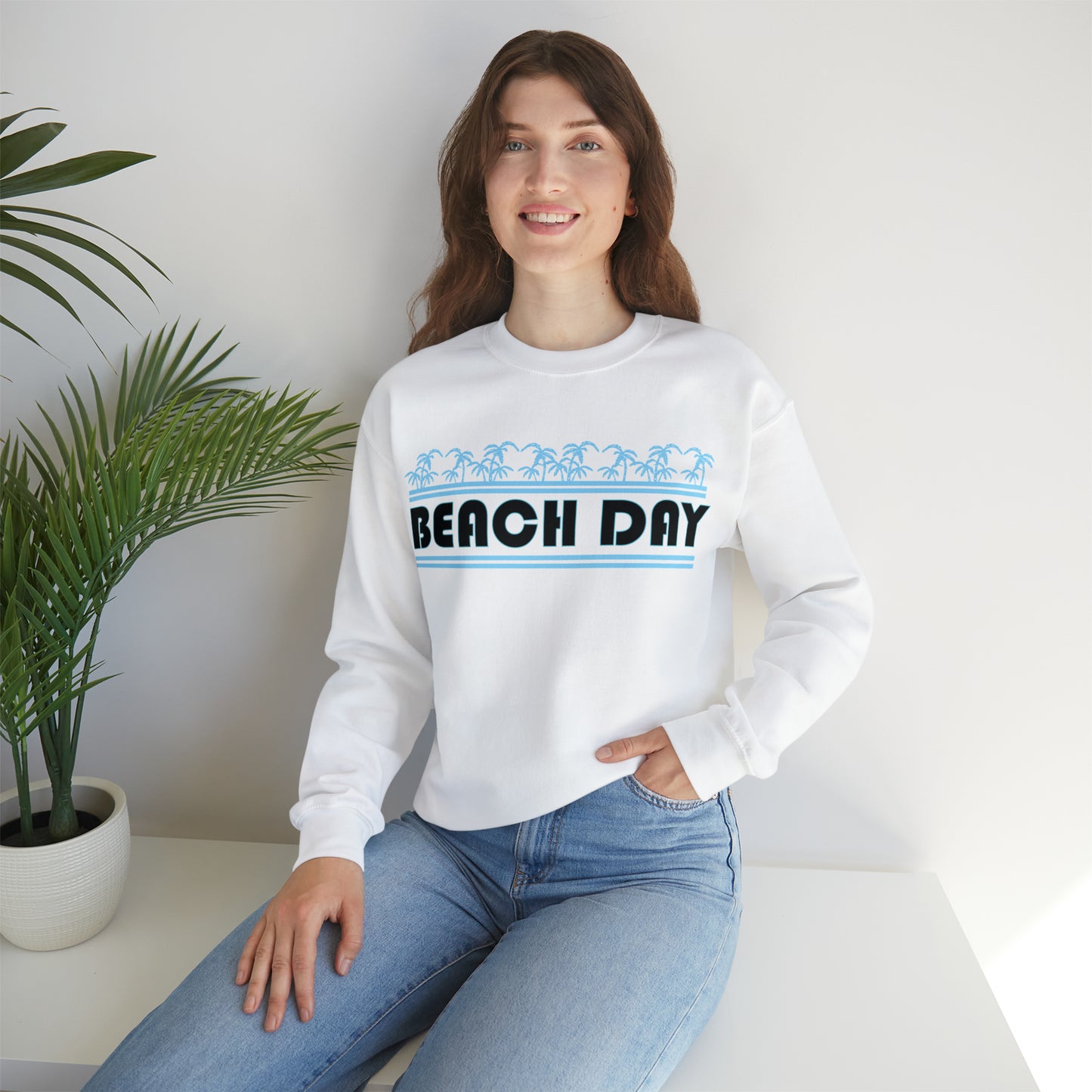 Beach Day Crewneck Sweatshirt