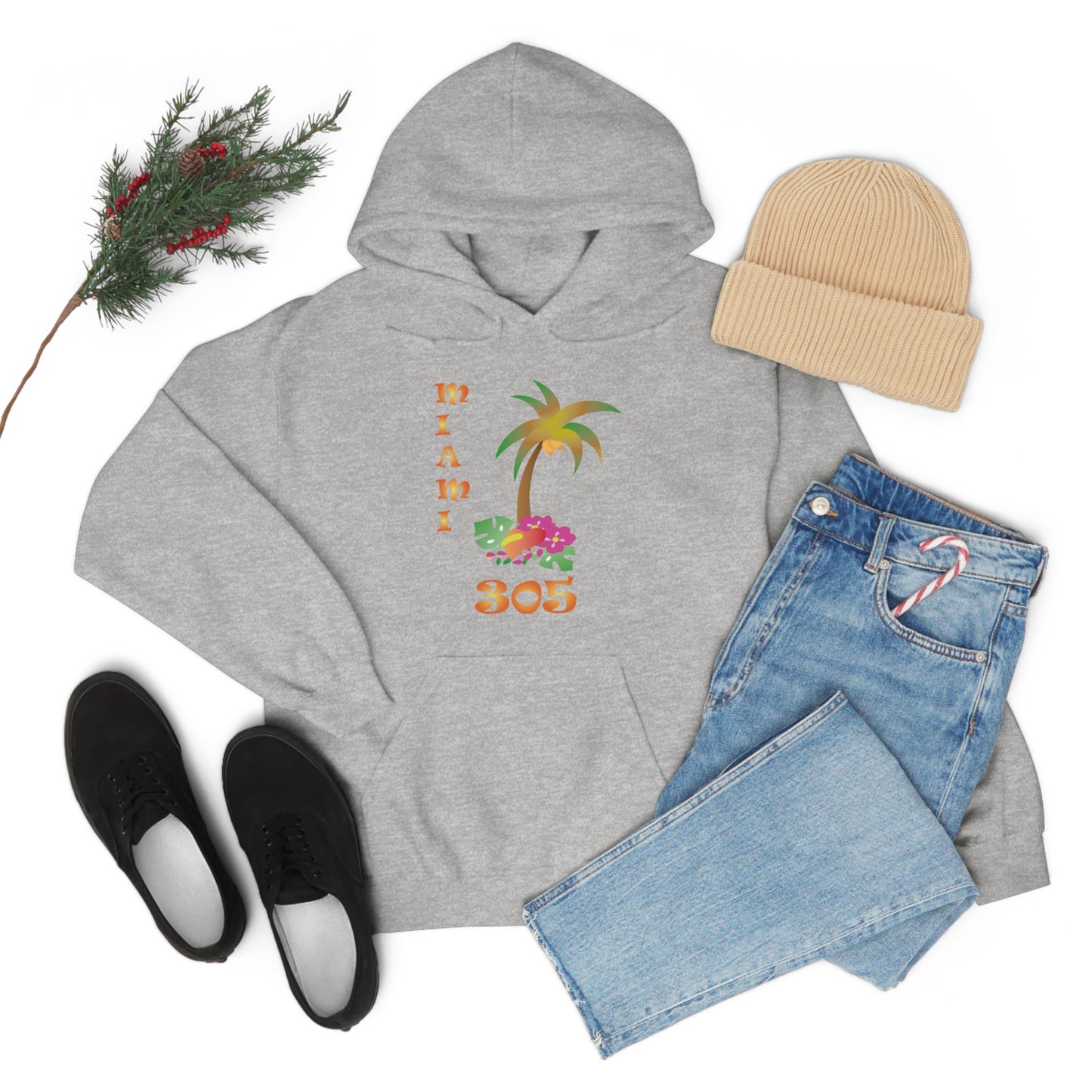 Miami Palm Tree Hoodie